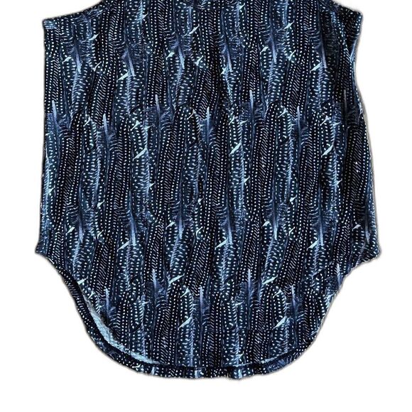 Isabel Marant x H&M tank top abstract scoop neck sleeveless Women's Size 4 - Picture 4 of 9